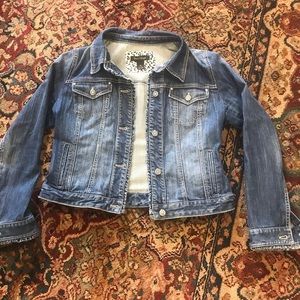 White House Black Market Denim Jacket